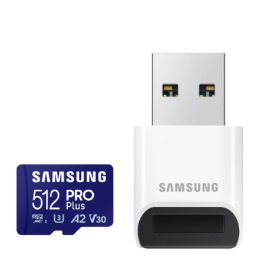 samsung/三星 microSD存儲卡 PRO Plus（USB適配器版）（2023）
