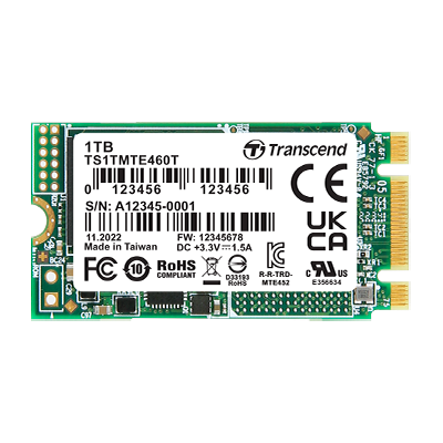 Transcend/創(chuàng)見(jiàn) PCIe M.2 SSDs MTE460T & MTE460T-I