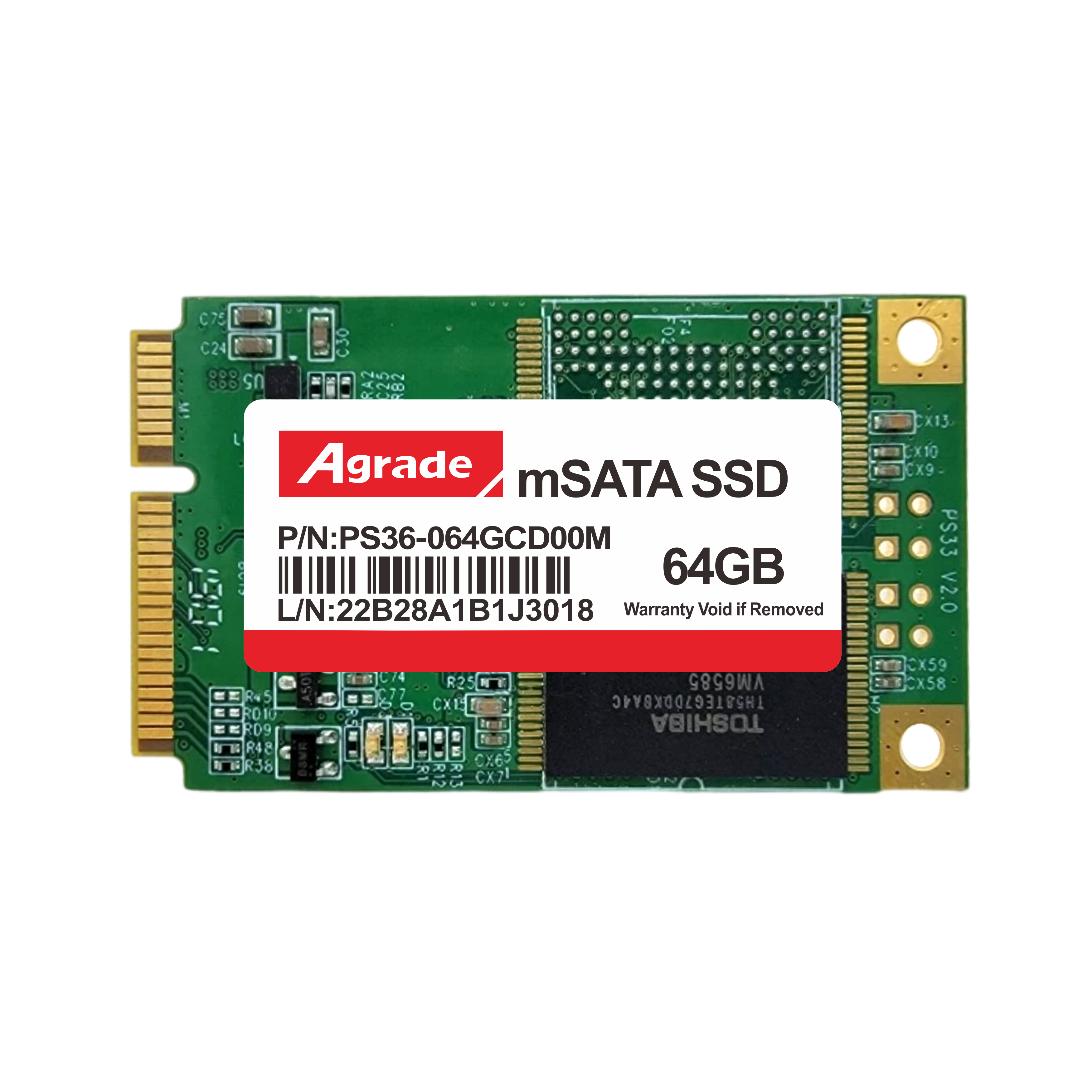 工業級mSATA(MO-300A) PS36